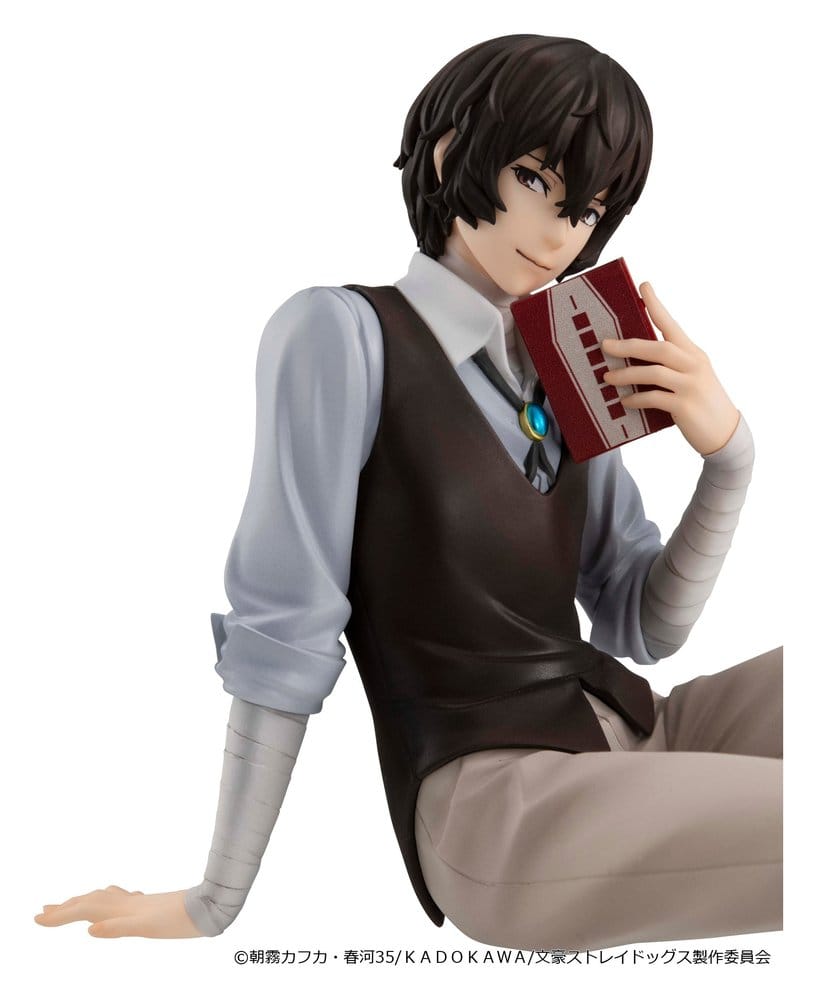 Bungo Stray Dogs figurine PVC G.E.M. Series Dazai san Palm Size