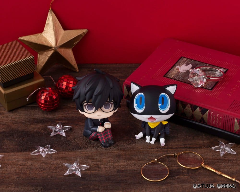 Persona 5 the Royal pack 2 figurines PVC Look Up Hero & Morgana 11 cm (with gift)