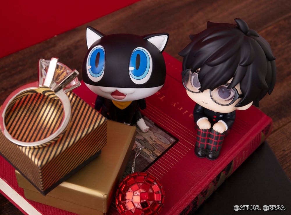 Persona 5 the Royal pack 2 figurines PVC Look Up Hero & Morgana 11 cm (with gift)