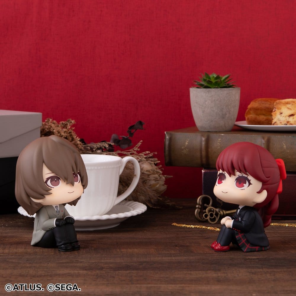 Persona 5 The Royal pack 2 figurines PVC Look Up Goro Akechi & Kasumi Yoshizawa 11 cm (with gift)