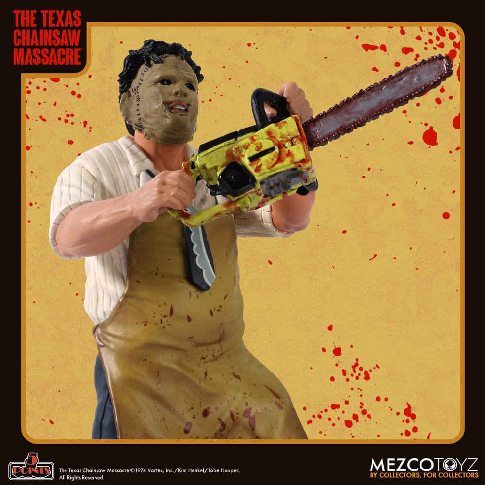Massacre à la tronçonneuse (1974) figurine 5 Points Leatherface 10 cm