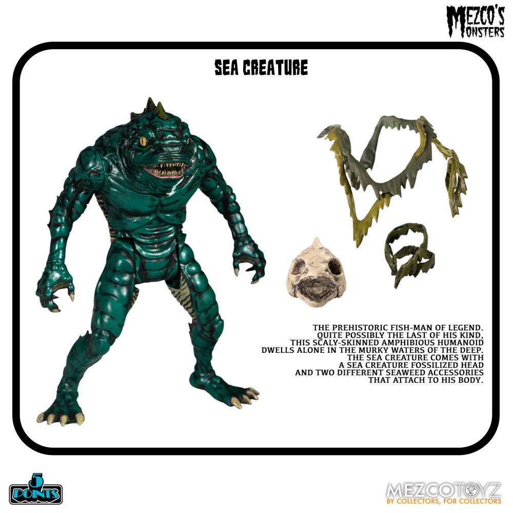 Mezco's Monsters figurines 5 Points Tower of Fear Deluxe Box Set 9 cm