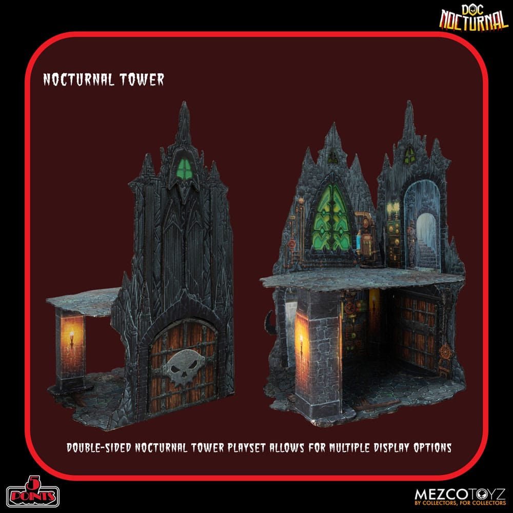 Doc Nocturnal figurines 5 Points Nocturnal Tower Playset 9 cm