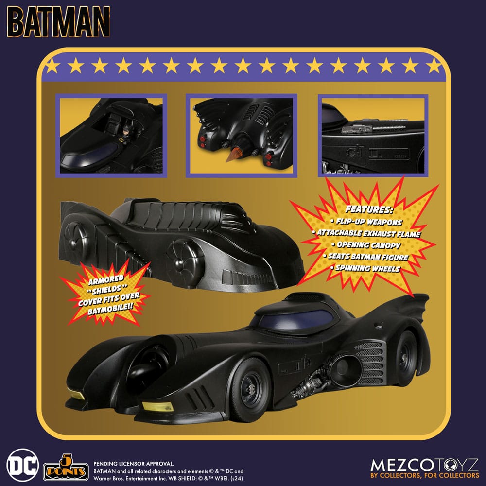 Batman (1989) véhicule 5 Points Batmobile