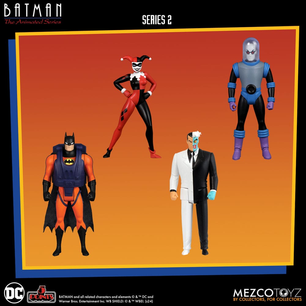 Batman: The Animated Series 2 figurines 5 Points Deluxe Box Set 9 cm