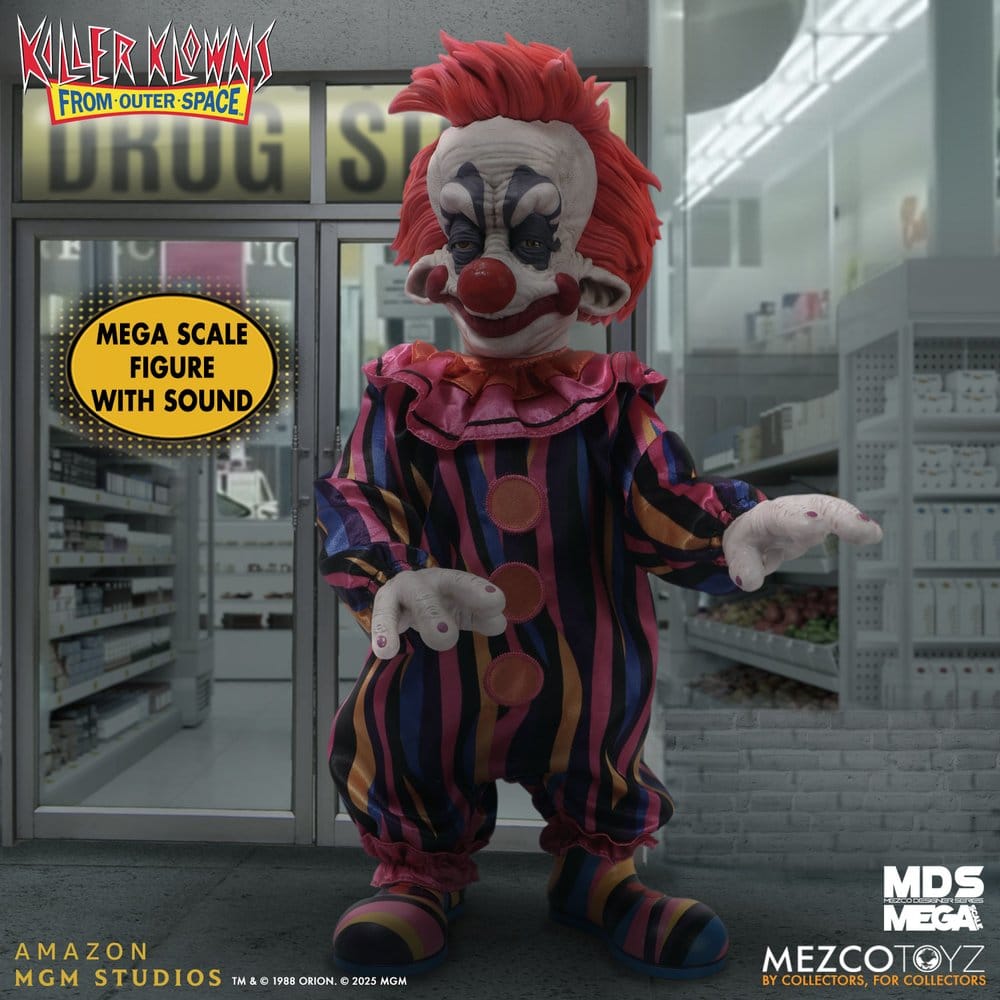 Les Clowns tueurs venus d'ailleurs poupée MDS Mega Scale Rudy 38 cm