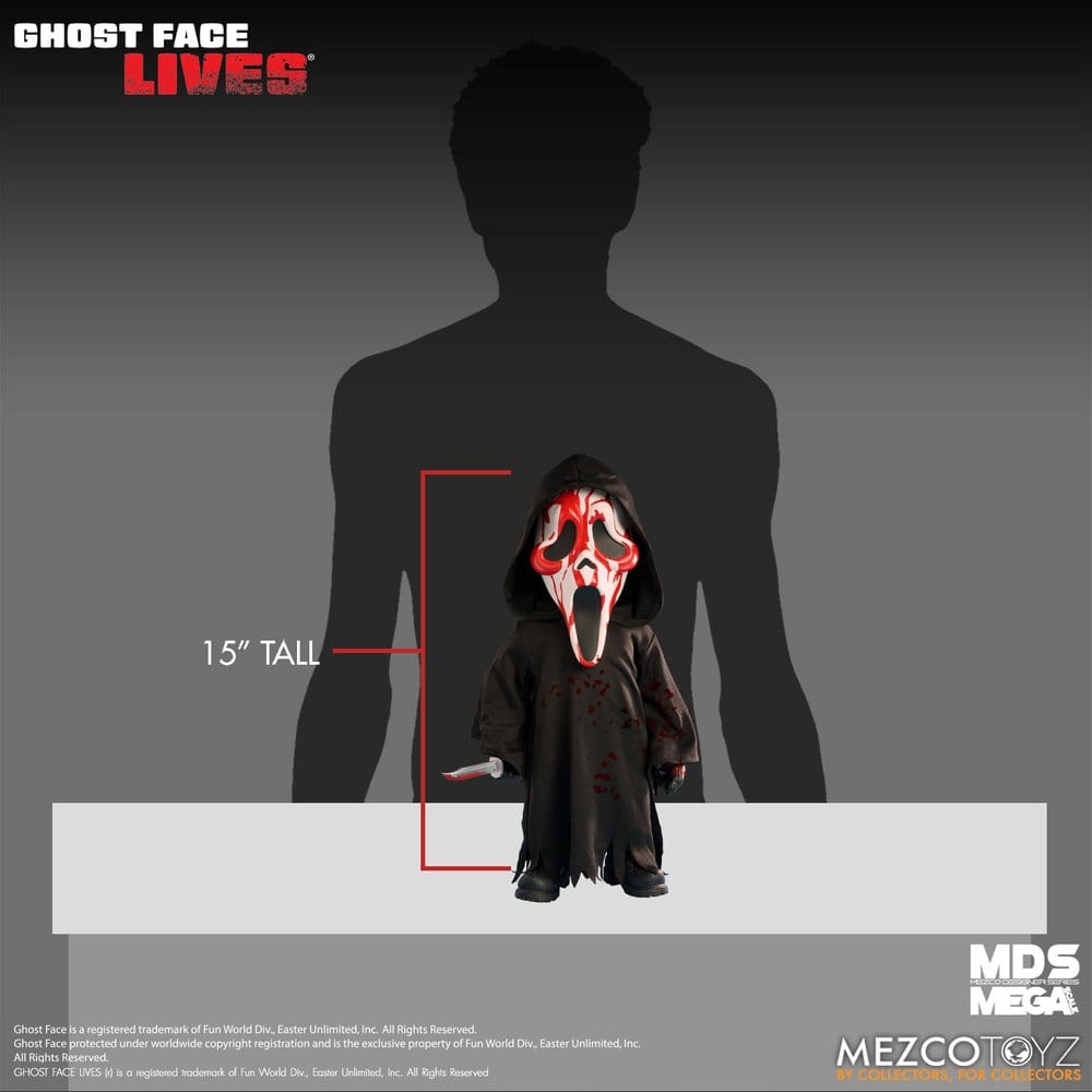 Scream poupée MDS Roto Bloody Ghost Face 38 cm