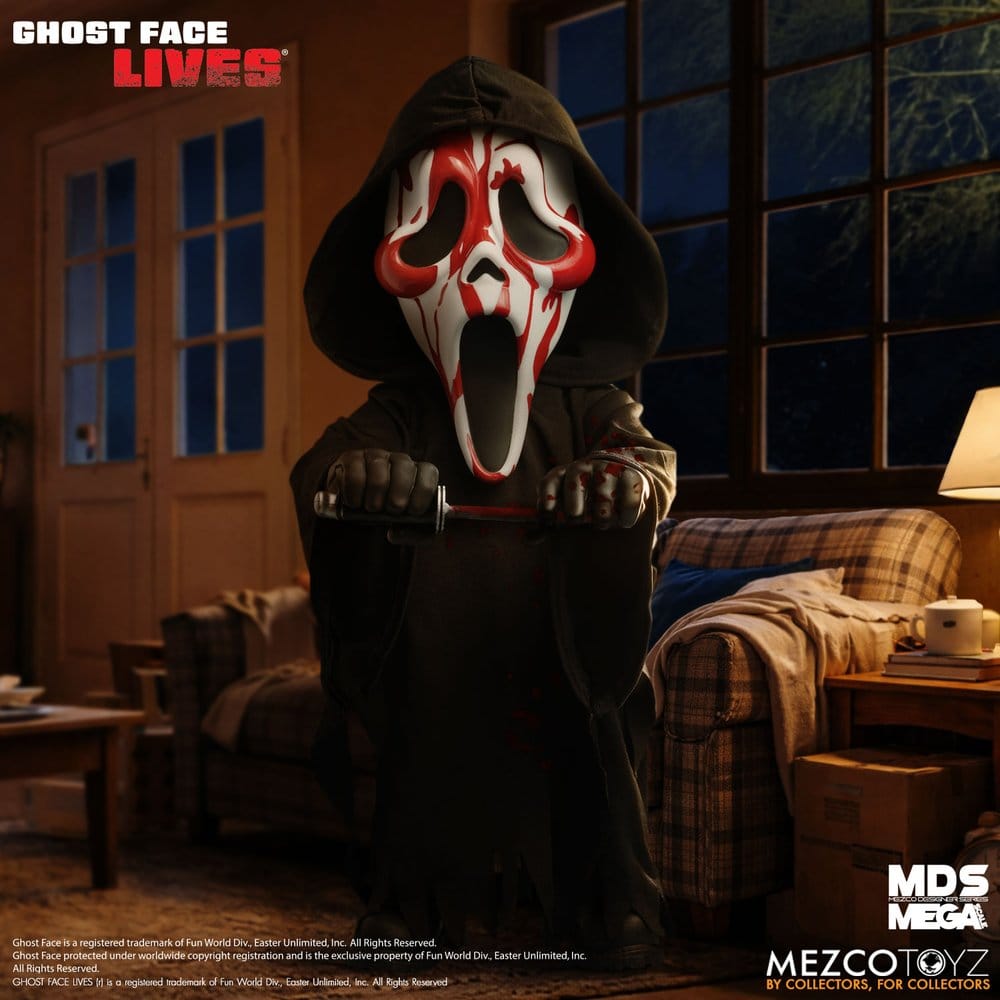 Scream poupée MDS Roto Bloody Ghost Face 38 cm