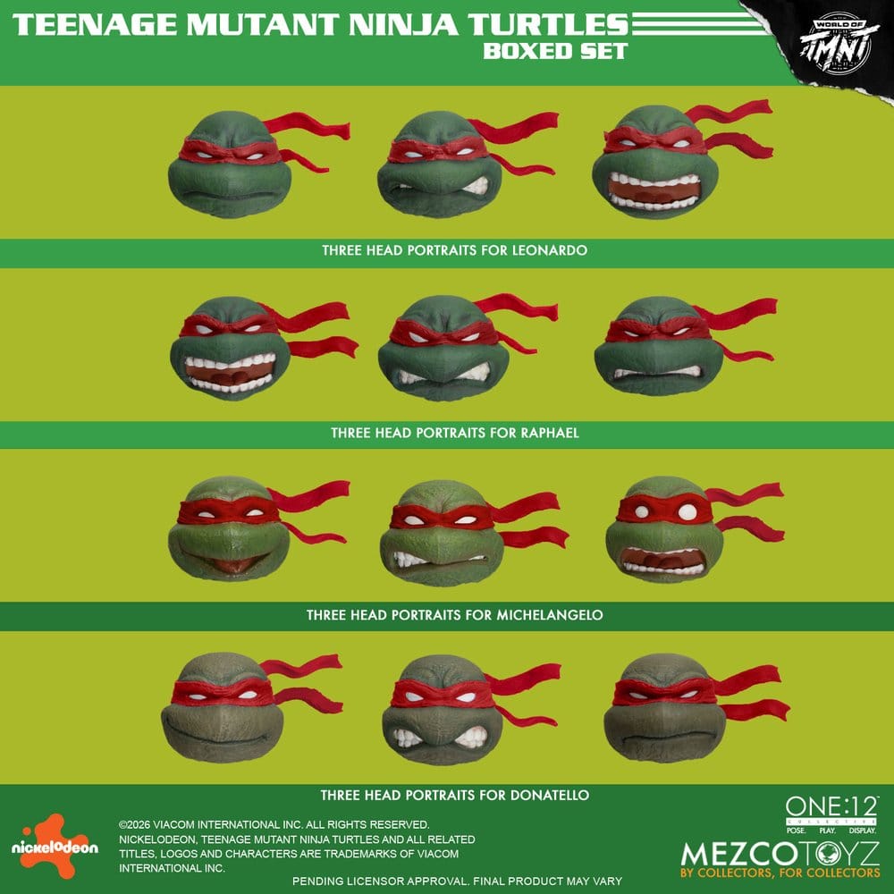 Tortues Ninja One:12 Collective figurines 1/12 Boxed Set 17 cm