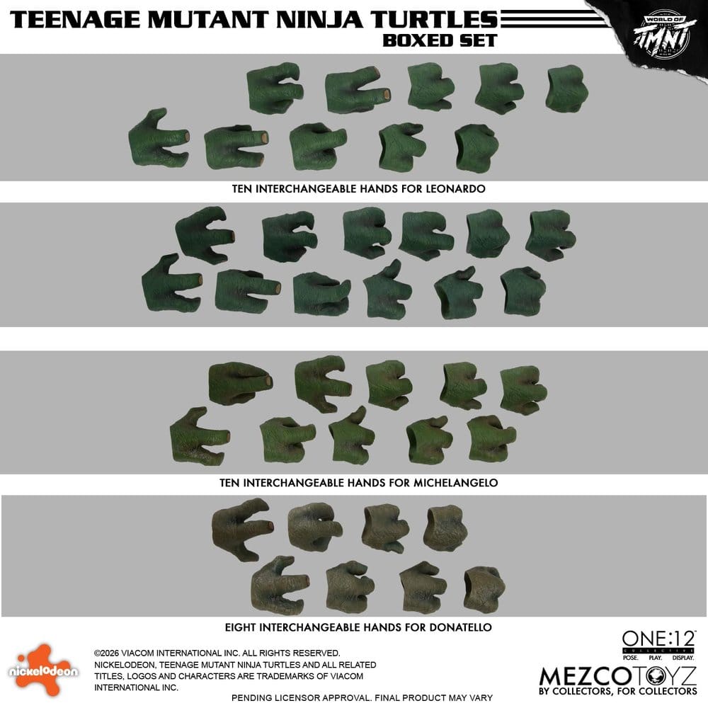 Tortues Ninja One:12 Collective figurines 1/12 Boxed Set 17 cm