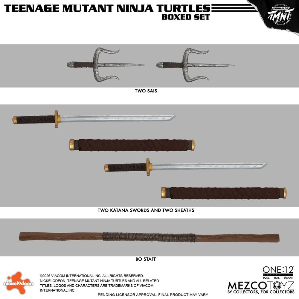 Tortues Ninja One:12 Collective figurines 1/12 Boxed Set 17 cm