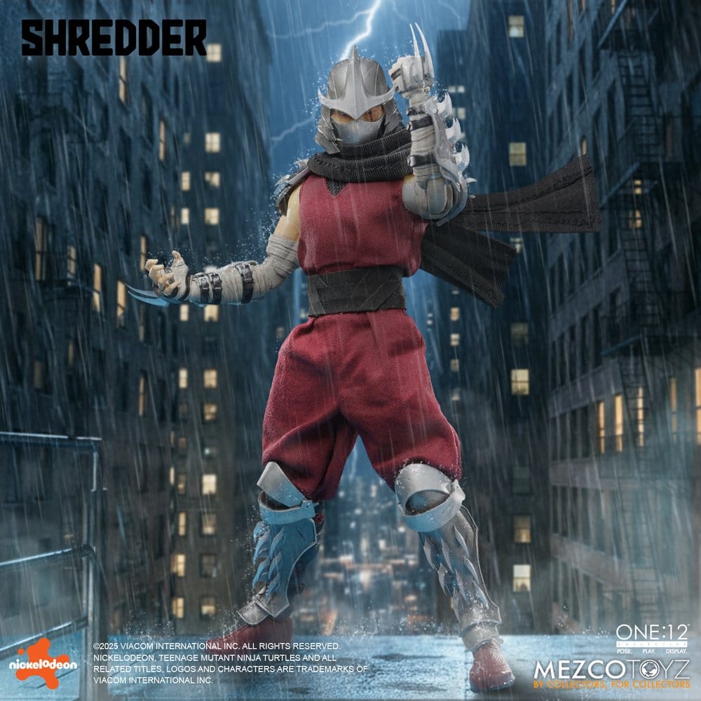 Tortues Ninja figurine 1/12 Shredder 17 cm