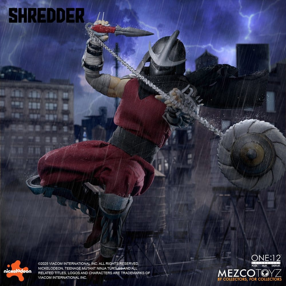 Tortues Ninja figurine 1/12 Shredder 17 cm
