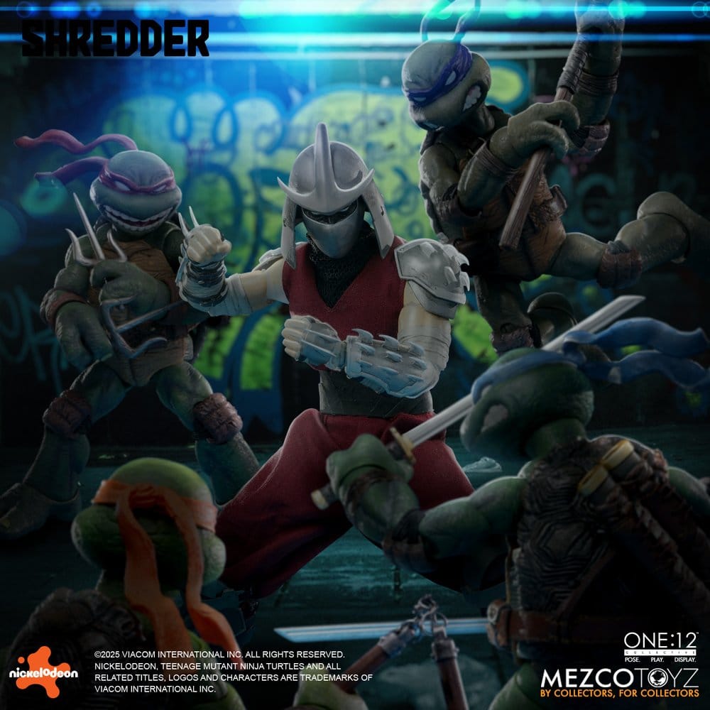 Tortues Ninja figurine 1/12 Shredder 17 cm