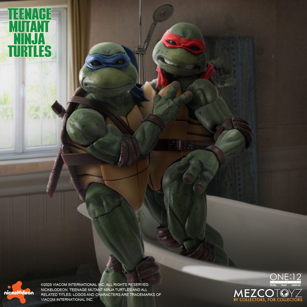 Tortues Ninja box set figurines 1/12 Teenage Mutant Ninja Turtles (1990 Movie) 15 cm