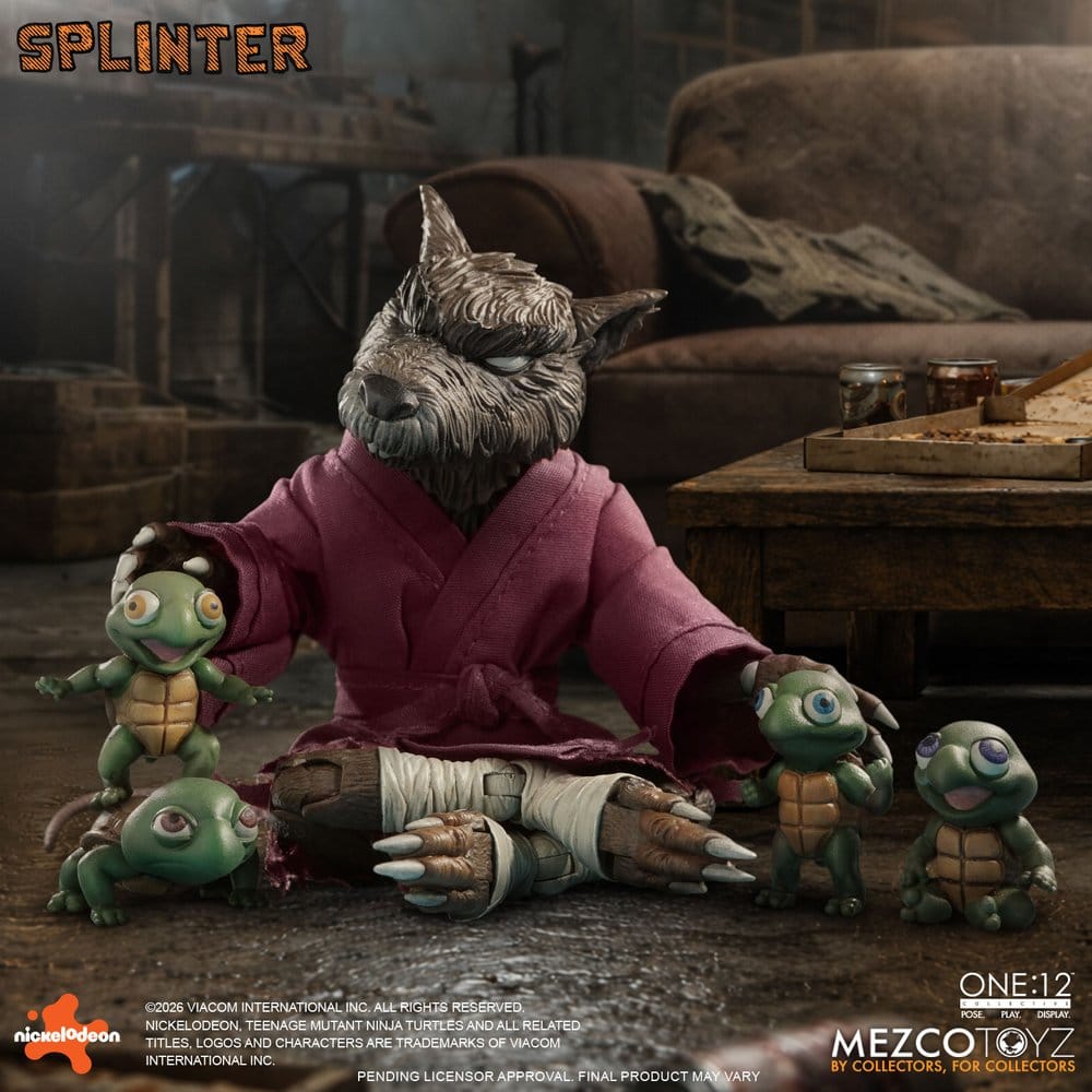 Tortues Ninja One:12 Collective figurine 1/12 Splinter 17 cm