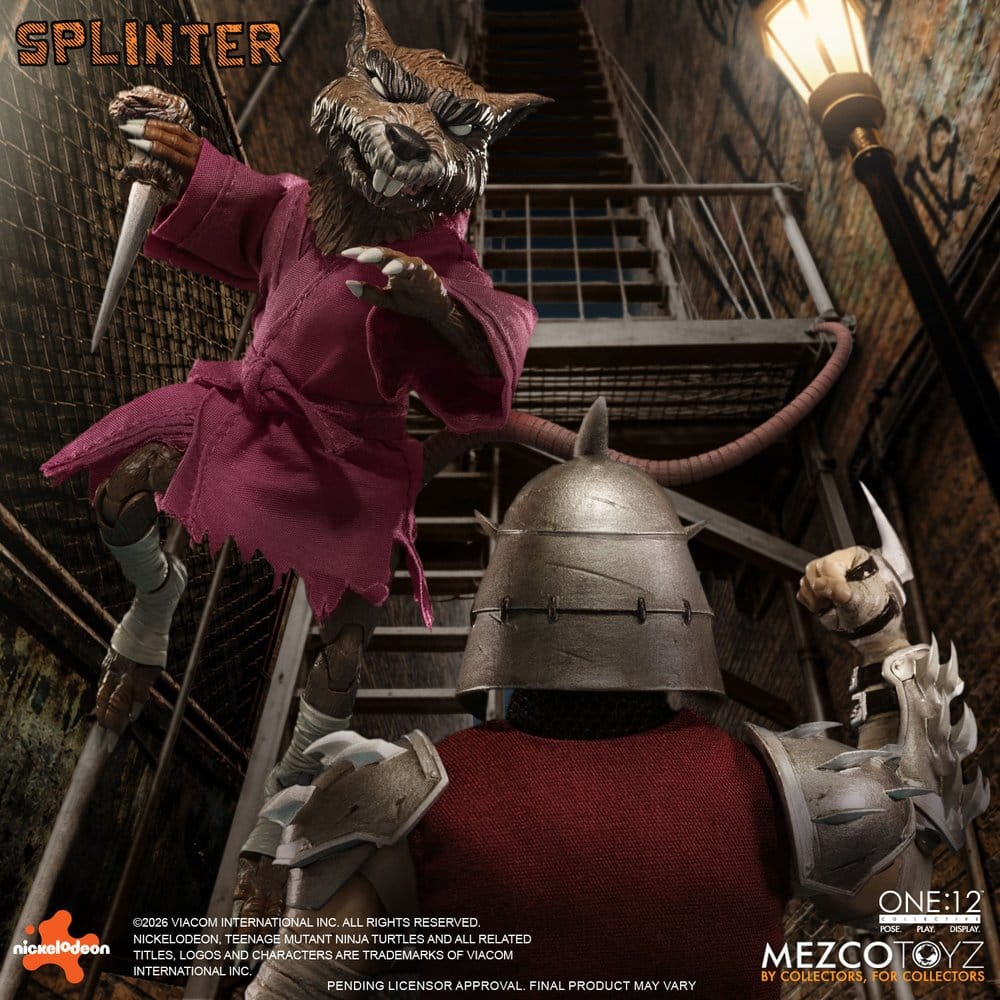 Tortues Ninja One:12 Collective figurine 1/12 Splinter 17 cm