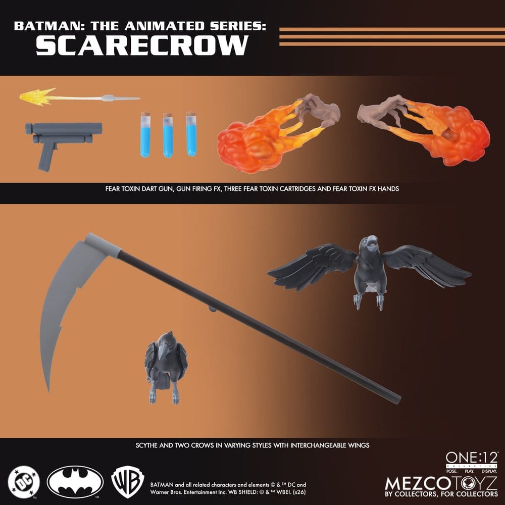 Batman, la série animée One:12 Collective figurine Scarecrow 17 cm