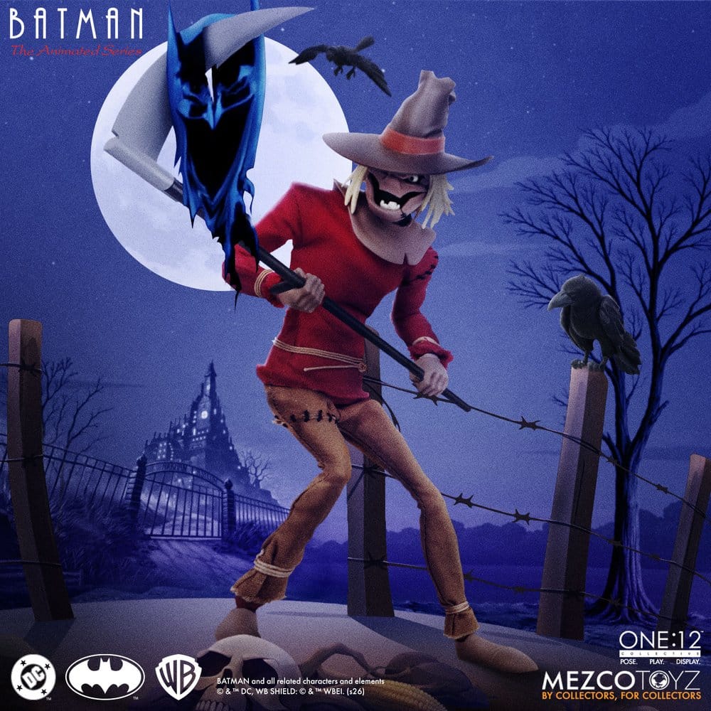 Batman, la série animée One:12 Collective figurine Scarecrow 17 cm