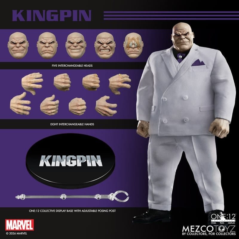 Marvel Comics One:12 Collective figurine 1/12 Kingpin 18 cm