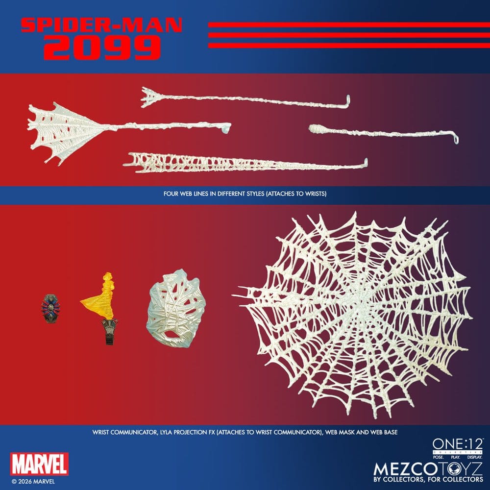 Marvel Comics One:12 Collective figurine 1/12 Spider-Man 2099 17 cm