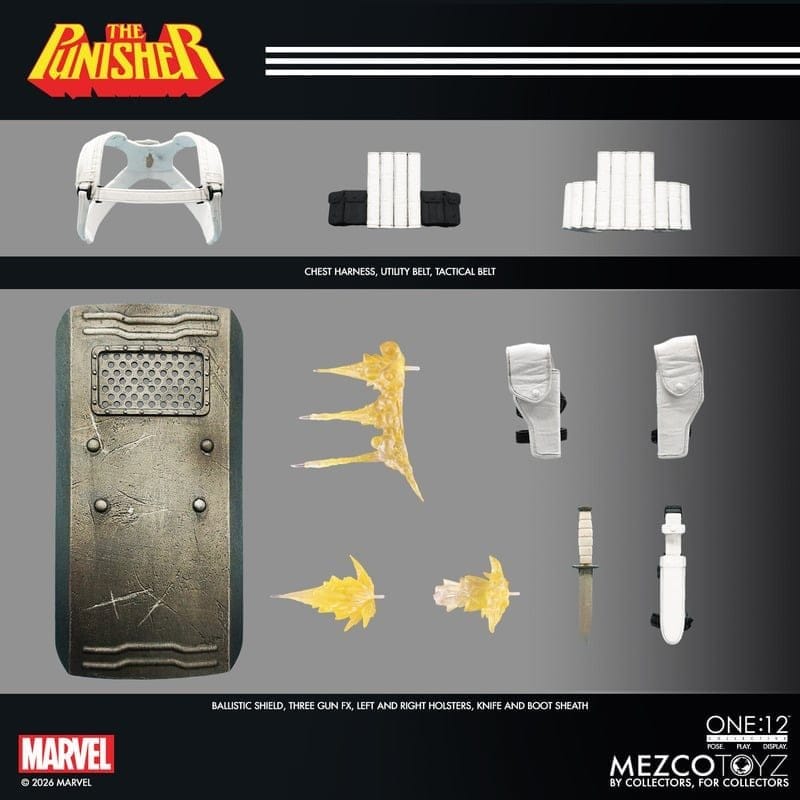 Marvel Comics One:12 Collective figurine 1/12 Punisher 17 cm