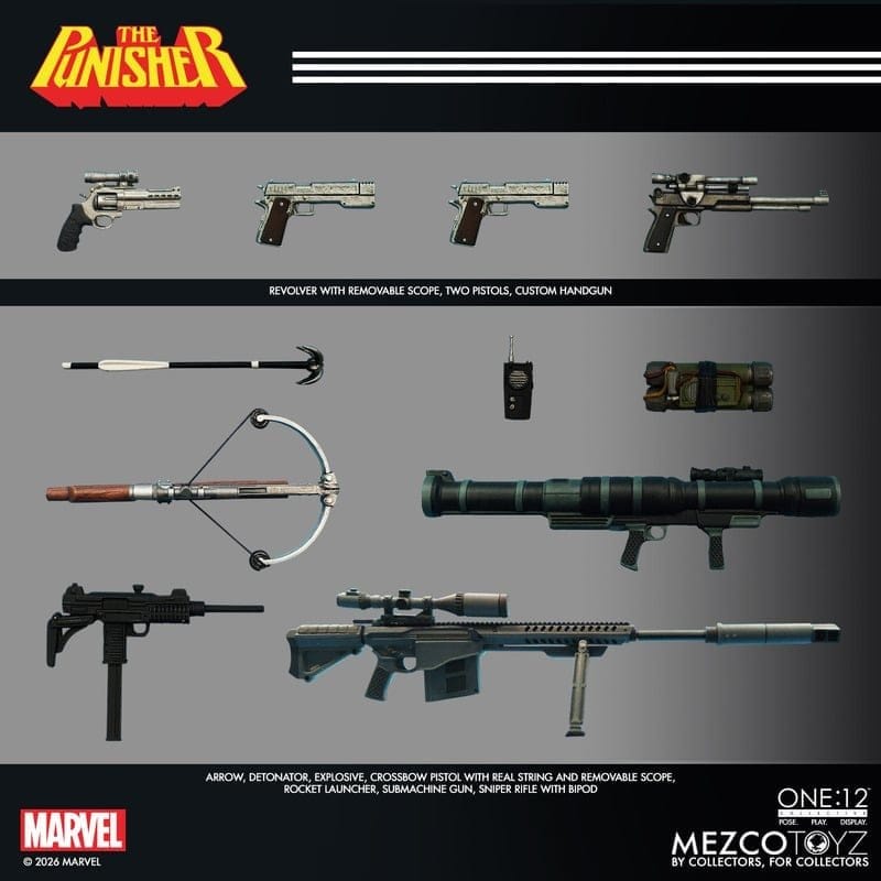 Marvel Comics One:12 Collective figurine 1/12 Punisher 17 cm