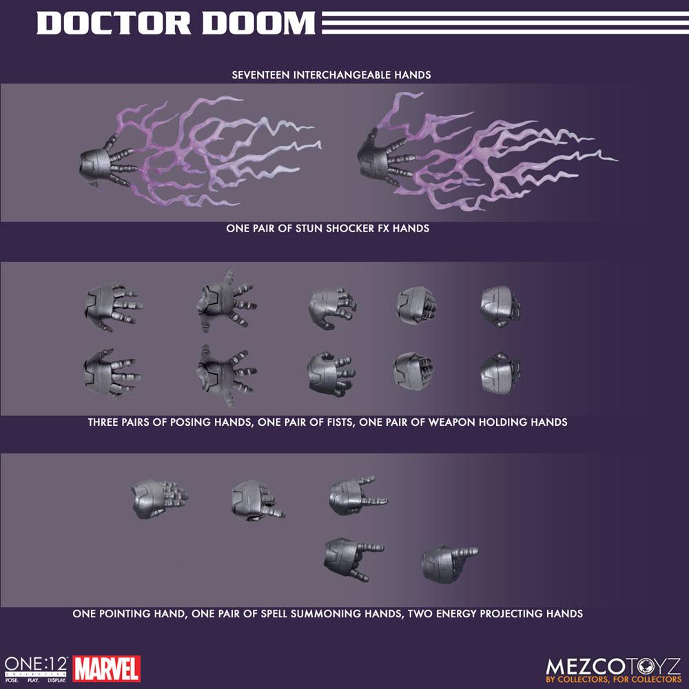 Marvel figurine 1/12 Doctor Doom 17 cm