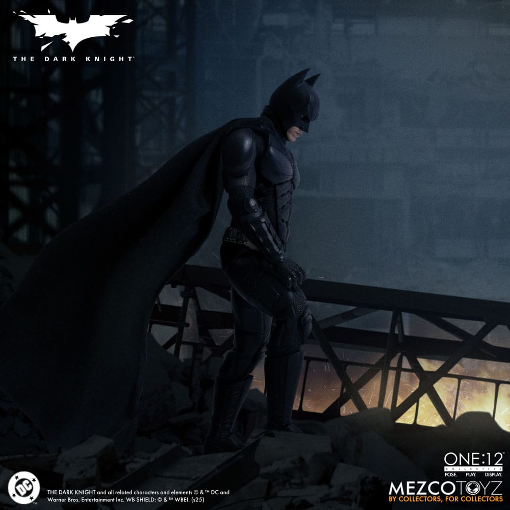 The Dark Knight : Le Chevalier noir figurine 1/12 Batman 17 cm