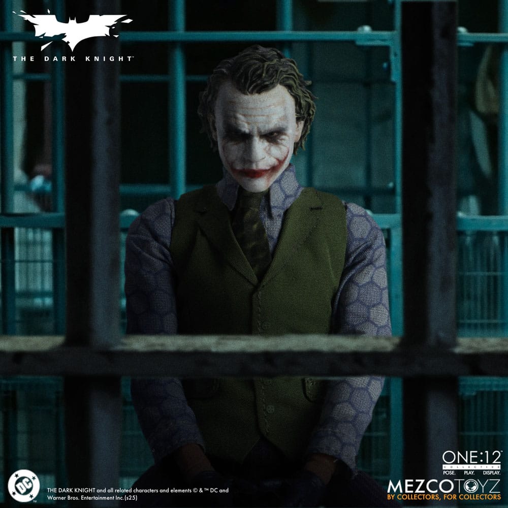 The Dark Knight : Le Chevalier noir figurine 1/12 Joker 17 cm