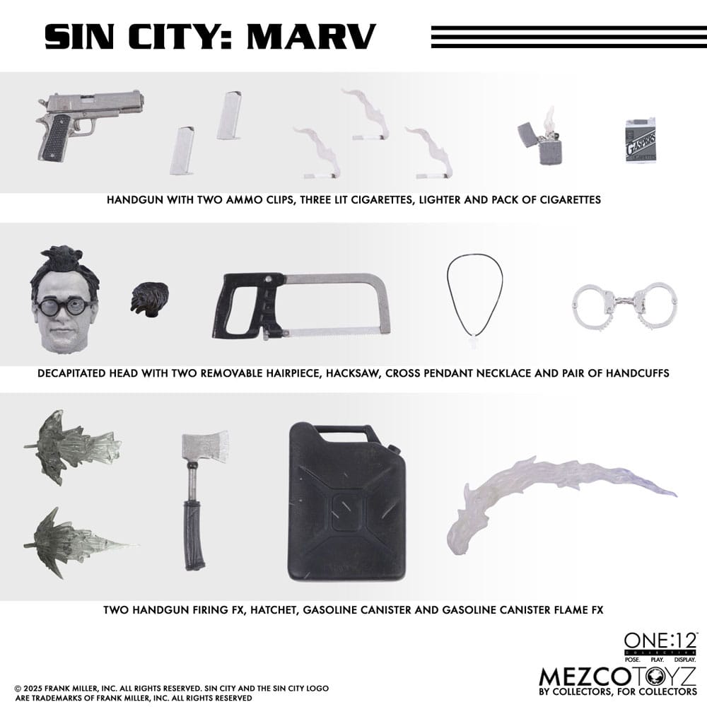 Sin City figurine 1/12 Marv 17 cm