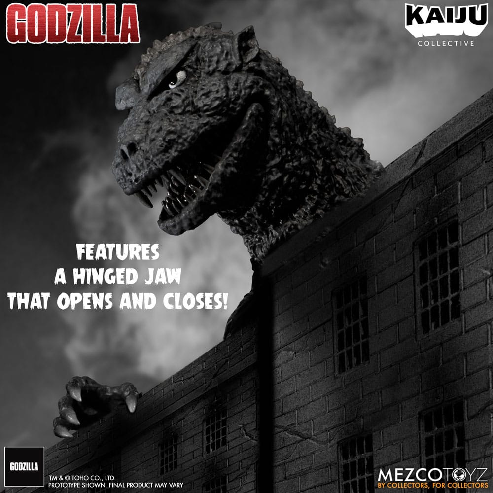 Godzilla (1954) figurine Kaiju Collective Godzilla - Black & White Edition 20 cm