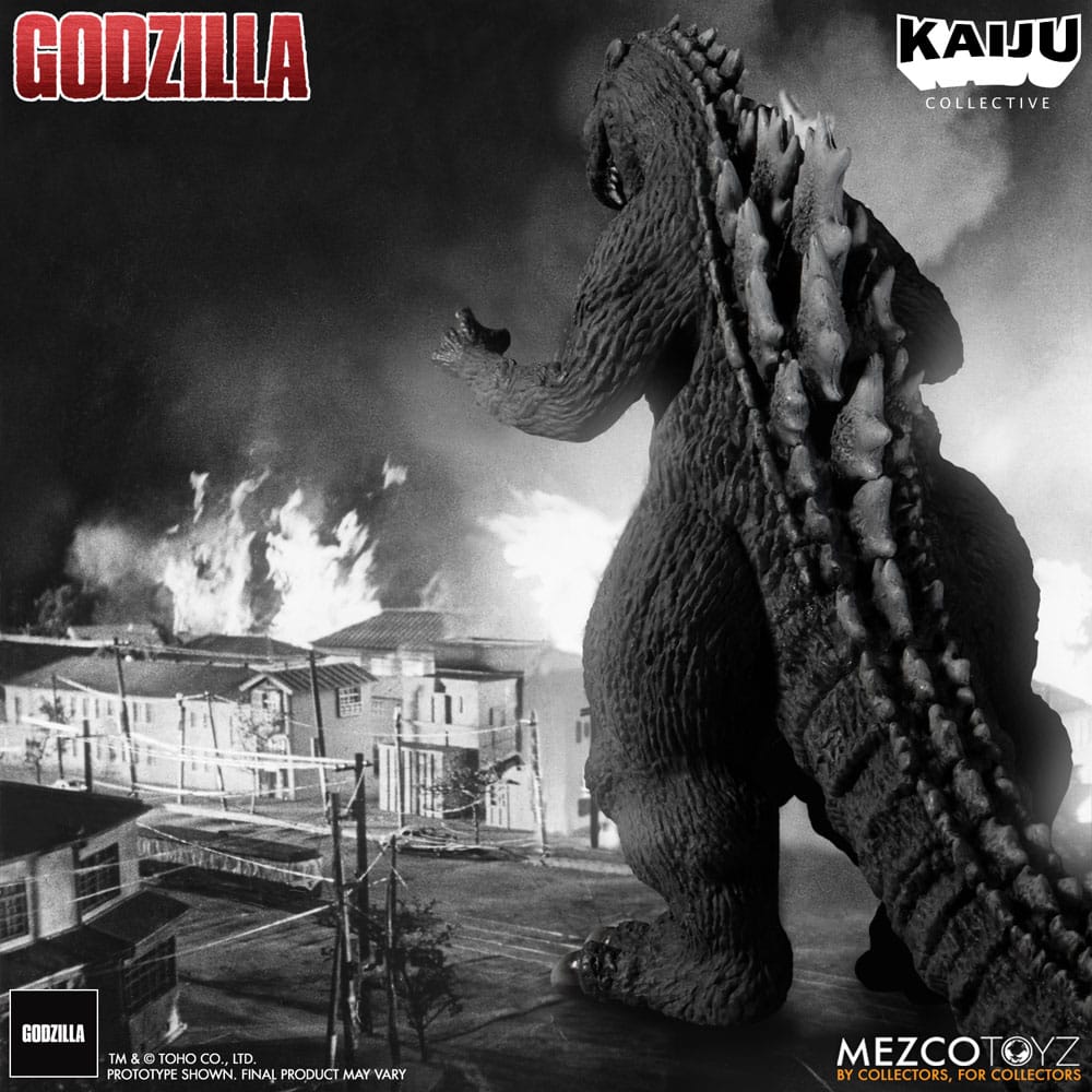 Godzilla (1954) figurine Kaiju Collective Godzilla - Black & White Edition 20 cm