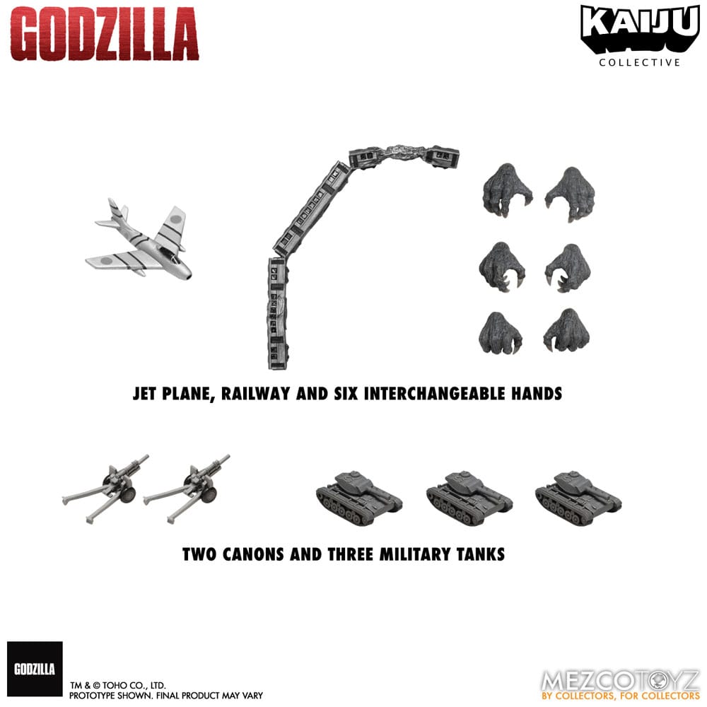 Godzilla (1954) figurine Kaiju Collective Godzilla - Black & White Edition 20 cm
