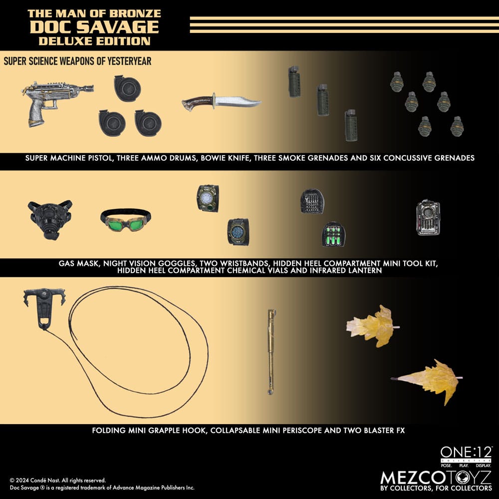 Doc Savage figurine 1/12 Doc Savage Deluxe Edition 18 cm