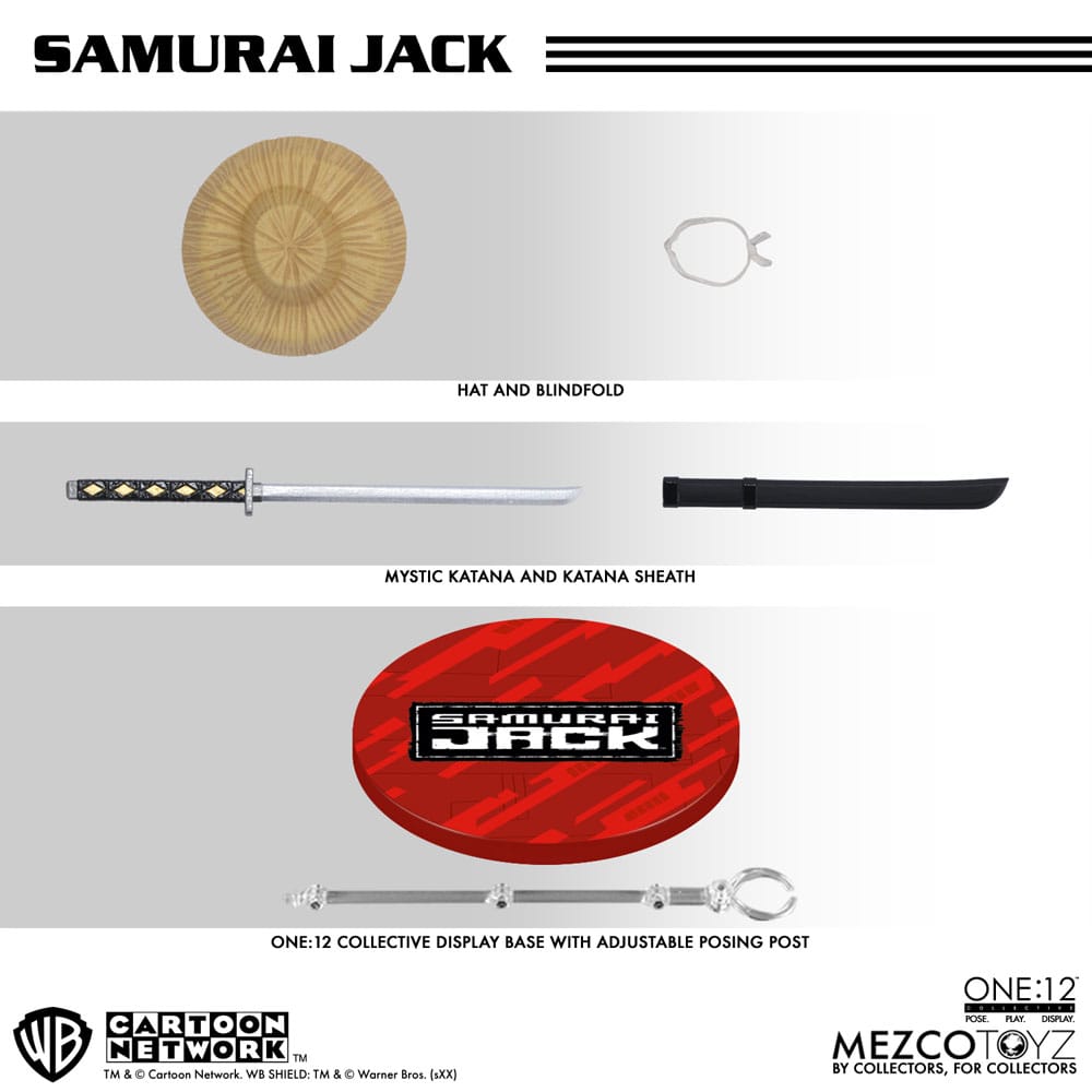 Samurai Jack figurine 1/12 Samurai Jack 17 cm