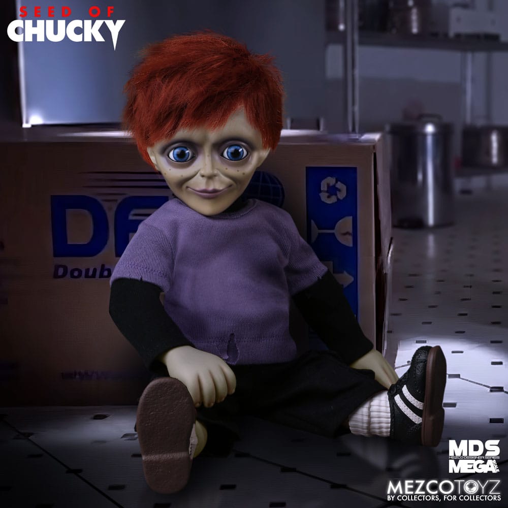Chucky Jeu d´enfant poupée MDS Mega Scale Glen with Sound 38 cm