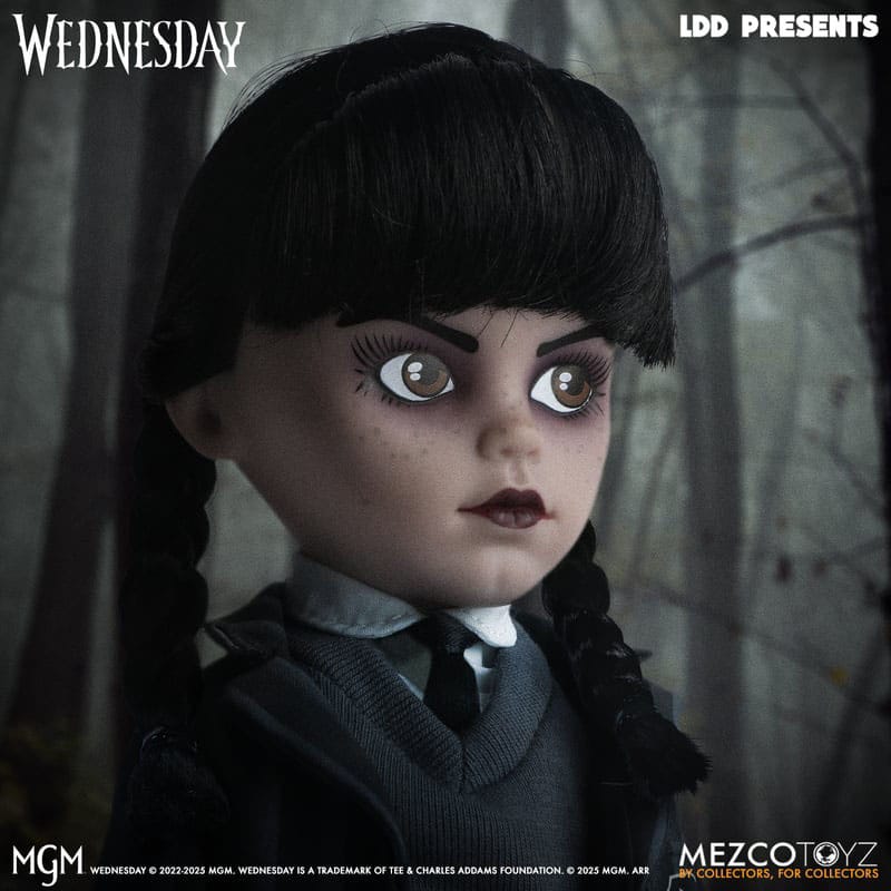 Wednesday LDD Presents poupée Wednesday Nevermore Academy Uniform 25 cm