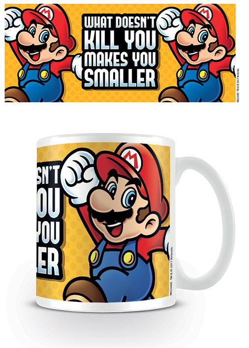 Super Mario mug Makes You Smaller