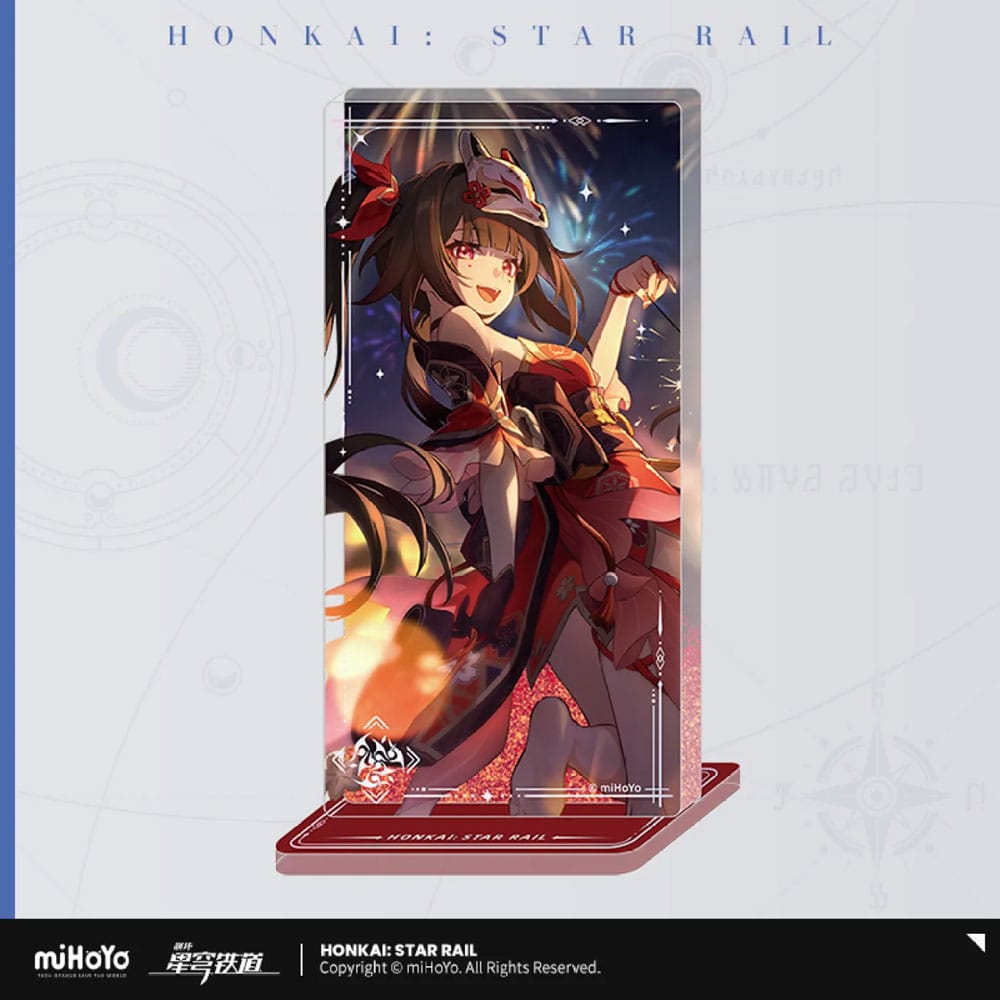 Honkai: Star Rail Ornement en acrylique avec paillettes Sparkle Early Escapade 15 cm