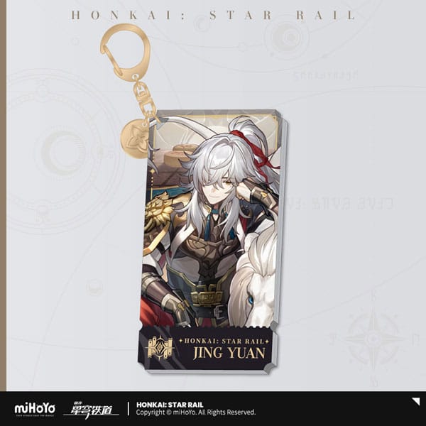 Honkai: Star Rail Character porte-clés Jing Yuan 9 cm
