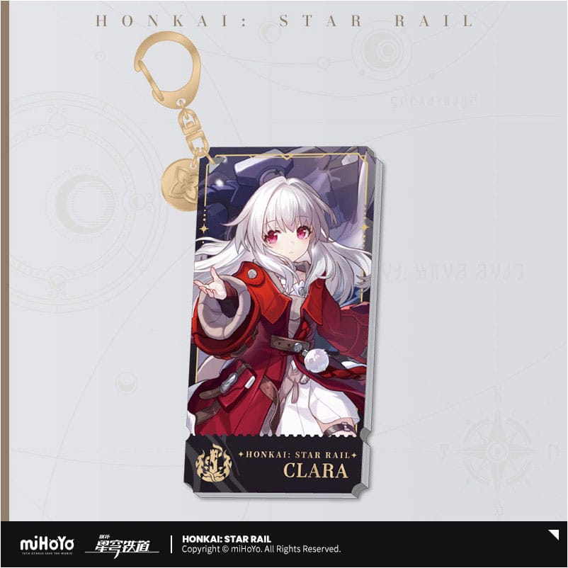 Honkai: Star Rail Character porte-clés Clara 9 cm