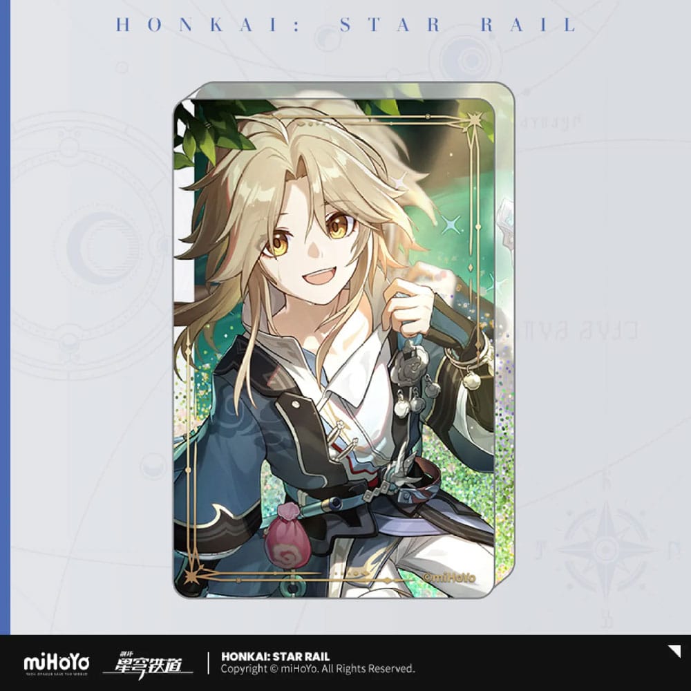Honkai: Star Rail Ornement en acrylique avec paillettes River Flow In Spring 9 cm