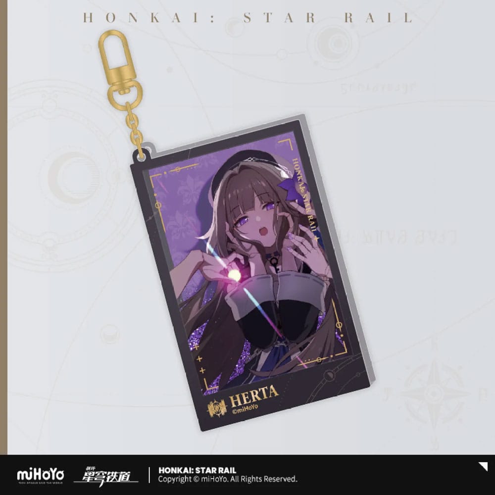 Honkai: Star Rail porte-clés Countdown Departure Series Herta Glitter 9 cm