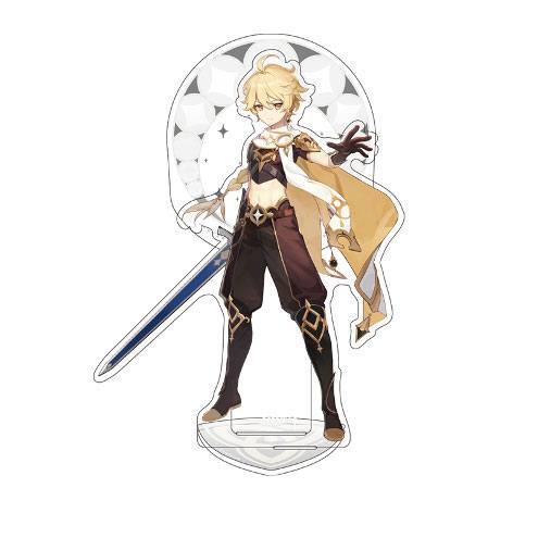 Genshin Impact figurine acrylique Traveler Theme Series Character Traveler Aether 14 cm