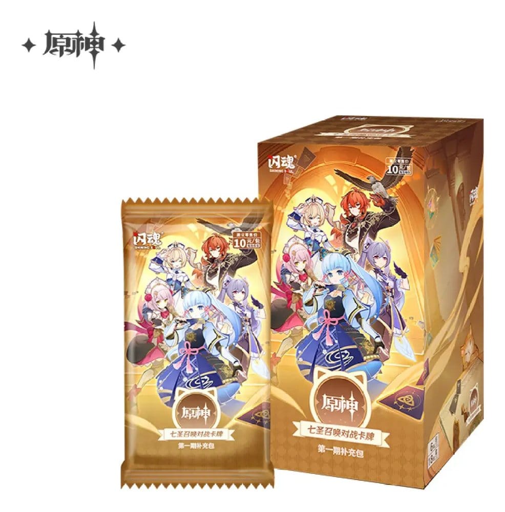 Genshin Impact Blind Box présentoir jeu de cartes à collectionner Series 1 (18) *Version Chinoise*
