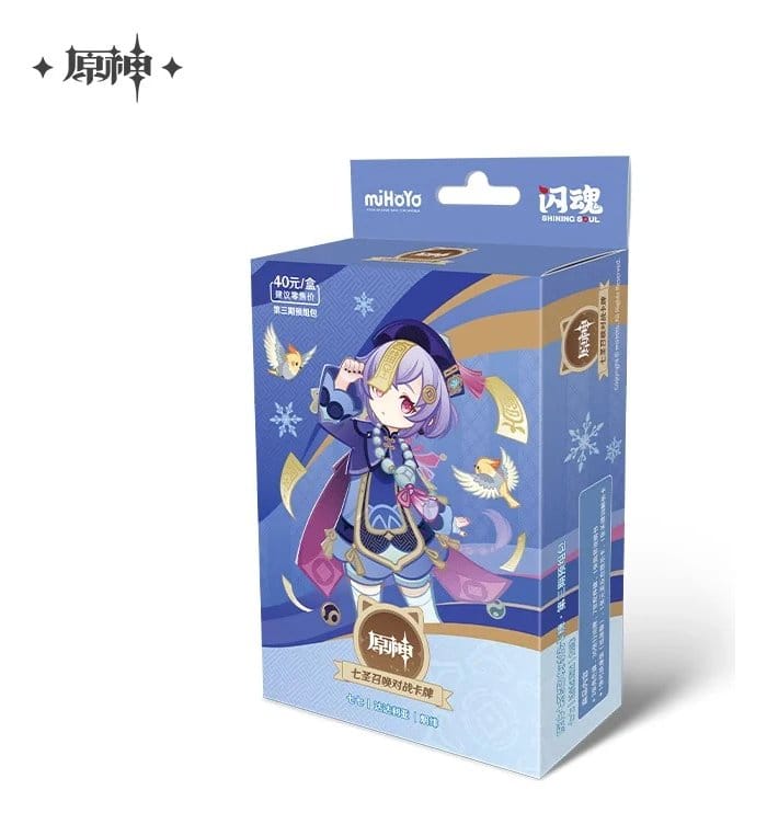 Genshin Impact Jeu de Cartes à Collectionner Series 03 Pre-Build Starter Deck 04 Qiqi *Version Chinoise*