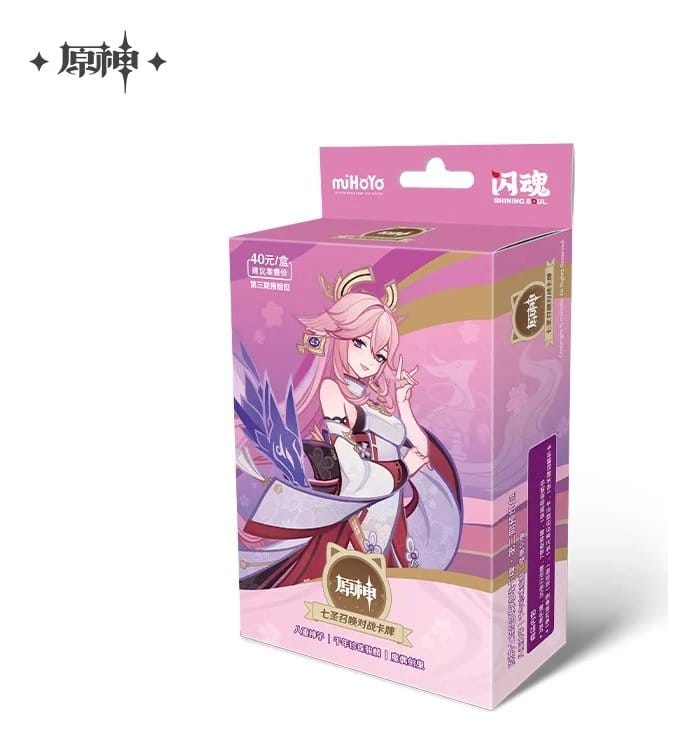 Genshin Impact Jeu de Cartes à Collectionner Series 03 Pre-Build Starter Deck 05 Yae Miko *Version Chinoise*