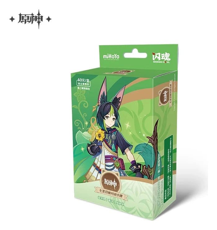 Genshin Impact Jeu de Cartes à Collectionner Series 03 Pre-Build Starter Deck 06 Tighnari *Version Chinoise*