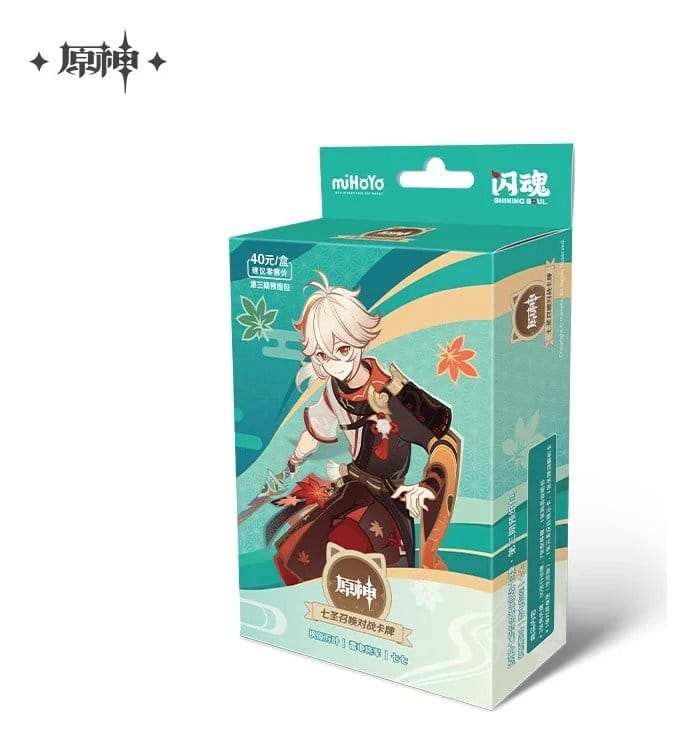 Genshin Impact Jeu de Cartes à Collectionner Series 03 Pre-Build Starter Deck 07 Kaedehara Kazuha *Version Chinoise*